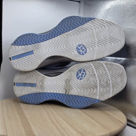 EKTIO Basketball Grey/Blue Men's Shoes Anti Ankle Sprain SIZE 14 - RARE - Picture 8 of 9